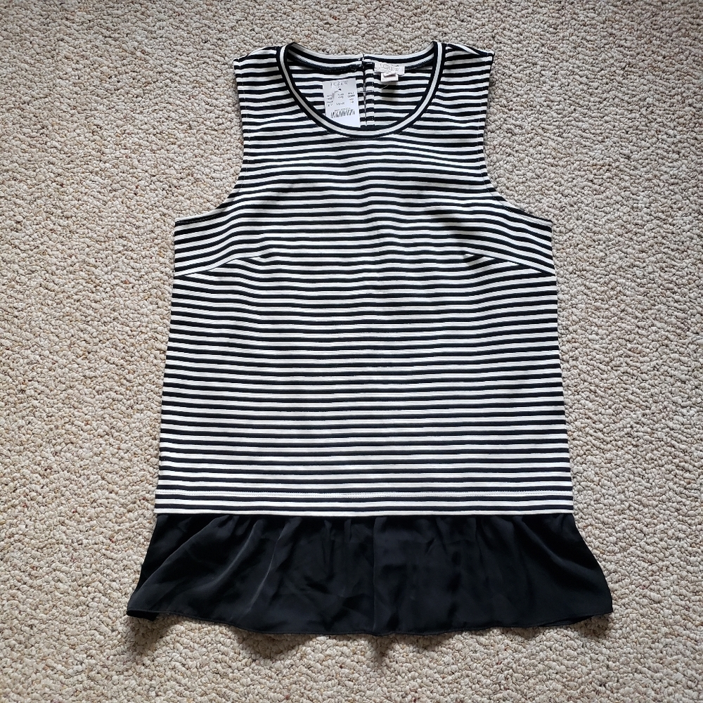 J. Crew Striped Blouse